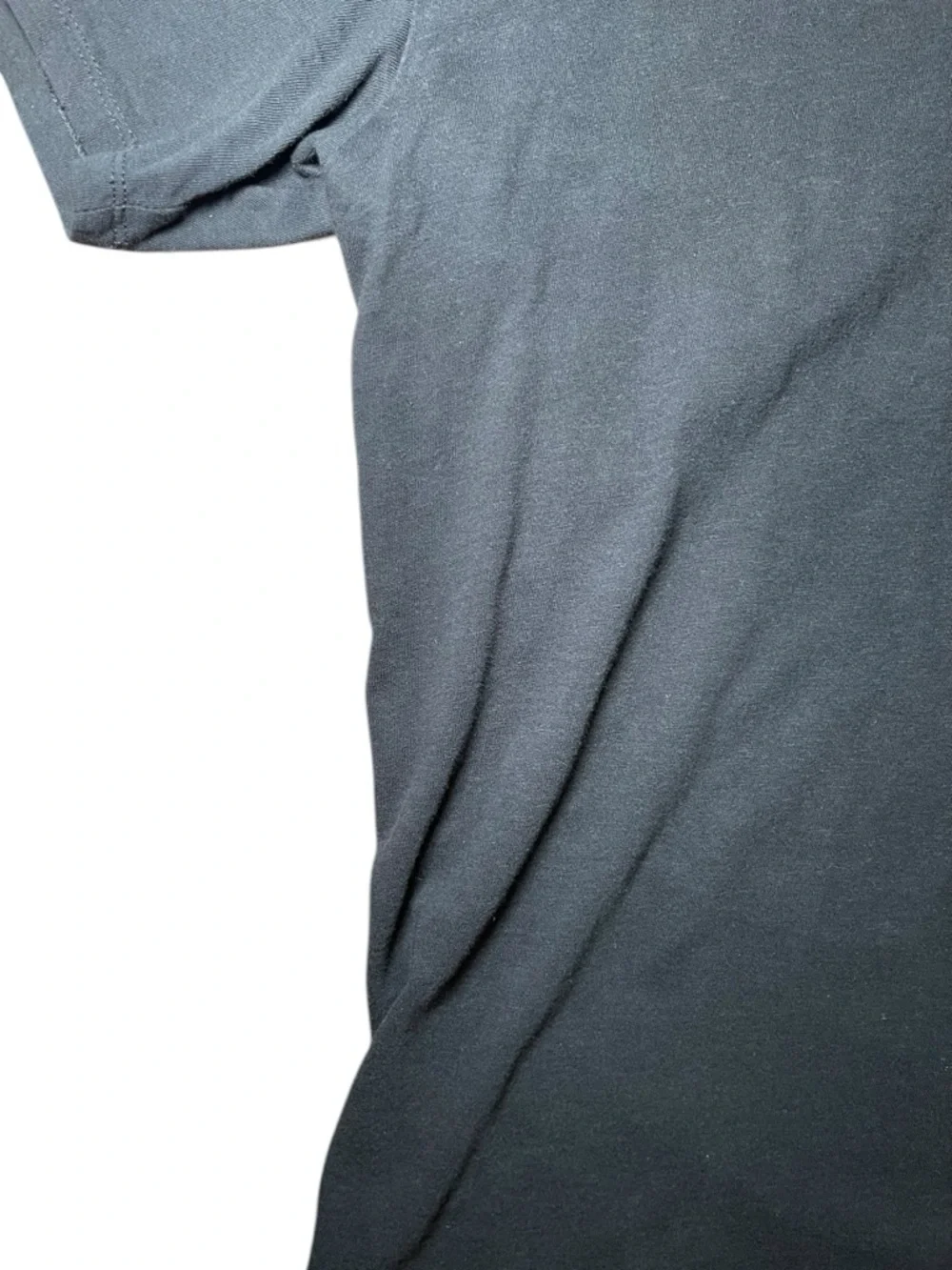 Aerie Black Cotton Cozy Women’s Crewneck Oversized Boyfriend T-Shirt Size Large - Picture 5 of 10